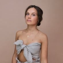 Load image into Gallery viewer, Beautiful piece of jewelry, the Ashanti necklace is a powerful symbol of fertility. Meaningful gift present. Plated gold, rose gold and silver.