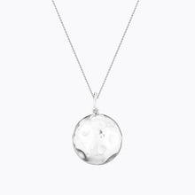 Load image into Gallery viewer, Maternity necklace / pregnancy necklace / harmony ball / bola Composition : pendant and chain in 18 carat gold plated brass, silver or 18 carat rose gold plated brass Measurements : pendant diameter: 22mm, adjustable chain length: 950 / 1100 mm